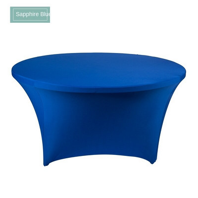 Nagy nyúlású lycra terítő, kerek koktél spandex asztalterítő huzat esküvői bankettre Szállodai büfé Asztalterítők Dekoráció