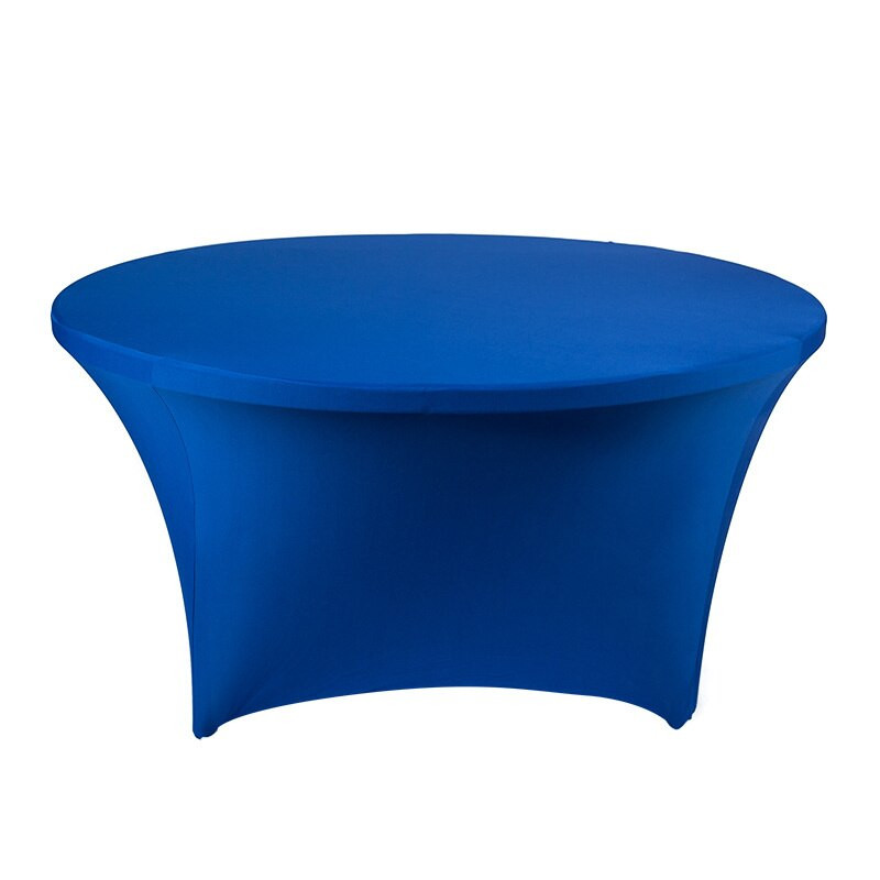 Nagy nyúlású lycra terítő, kerek koktél spandex asztalterítő huzat esküvői bankettre Szállodai büfé Asztalterítők Dekoráció