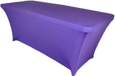 1 bucată dreptunghiulară acoperită pentru masă spandex elastic pentru nuntă, lycra elastică, cârpă de masă lungă pentru hotel, eveniment, petrecere, decorare
