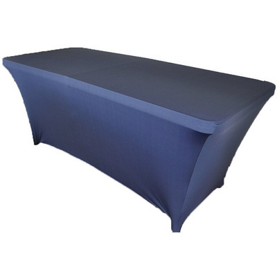 1 bucată dreptunghiulară acoperită pentru masă spandex elastic pentru nuntă, lycra elastică, cârpă de masă lungă pentru hotel, eveniment, petrecere, decorare