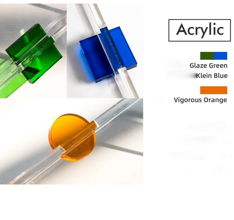 Nordic Decortion akrilo padėklas serviravimo padėklai su rankena gėrimų vaisiniams tortams dekoratyviniams papuošalams laikyti kvepalų padėklas