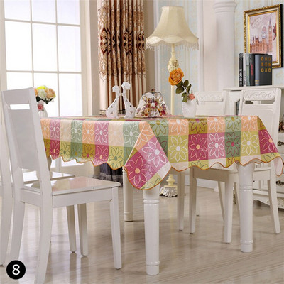 152x106CM Stolnjak Vodootporan Pravokutni Kvadratni Vrtni Prekrivač Za Stol Mrlje Stolnjak Mušna Krpa Mantel Mesa Nepropusna Tapete