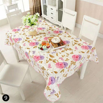 152x106CM Stolnjak Vodootporan Pravokutni Kvadratni Vrtni Prekrivač Za Stol Mrlje Stolnjak Mušna Krpa Mantel Mesa Nepropusna Tapete