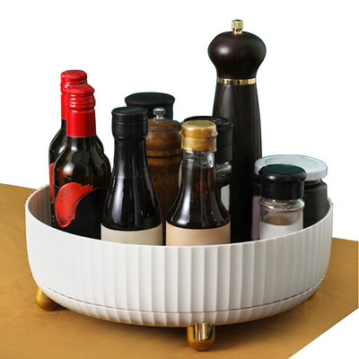 Pöördlaua kapi organiseerija Ergonoomilise disainiga plaadimängija pööratav maitseainehoidja Köögis hoiule Vürtsihoidik Kosmeetiline meik