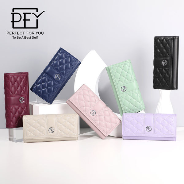 Portofel cu trei ori pentru femei - mai multe culori