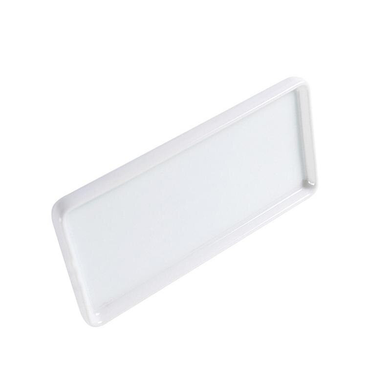 2 ks/1 ks obdĺžnikové porcelánové tácky do kúpeľne, úložné tácky do kúpeľne, keramická základňa, sanitárne úložné palety, servírovací tácka na jedlo pre hotel KTV