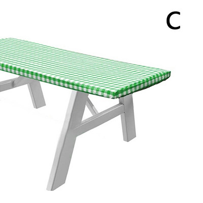 Vodootporni PVC plastični stolnjak Navlaka za stol otporna na ulje Pravokutna flanelska elastična traka za stolnjak Karirana prostirka za kućnu večeru