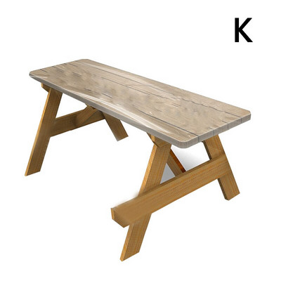 Vodootporni PVC plastični stolnjak Navlaka za stol otporna na ulje Pravokutna flanelska elastična traka za stolnjak Karirana prostirka za kućnu večeru