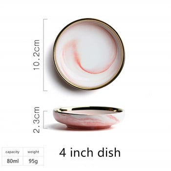Nordic Ceramic Μικρά Σκουλαρίκια για Πιάτο Κοσμήματος Κολιέ Δαχτυλίδι Δαχτυλίδι Πιάτα αποθήκευσης Επιδόρπιο φρούτων Διακοσμητικό μπολ Πιάτο σάλτσας