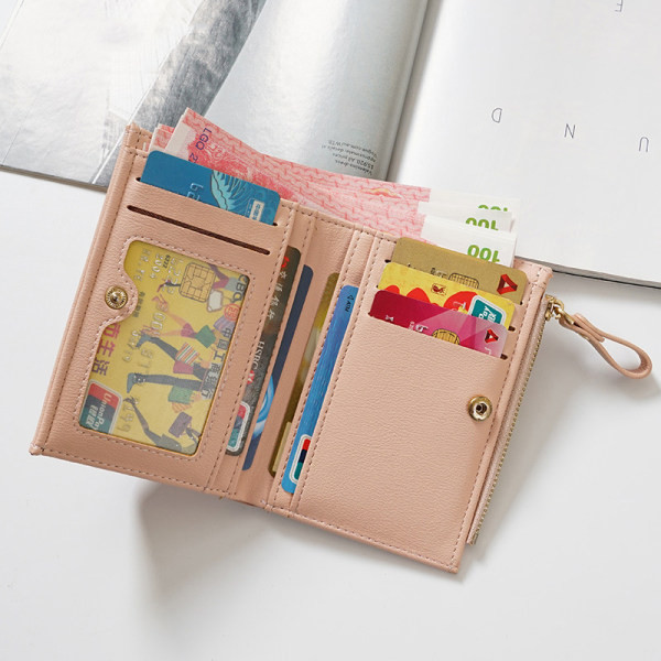 Model nou portofel din piele ecologica cu buzunar pentru monede