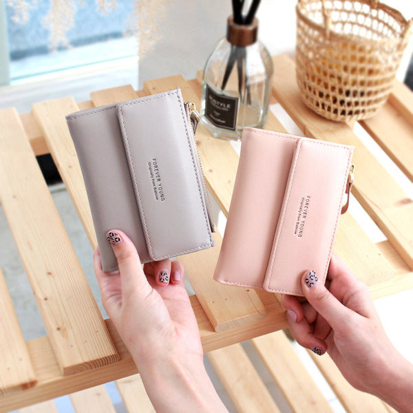 Model nou portofel din piele ecologica cu buzunar pentru monede