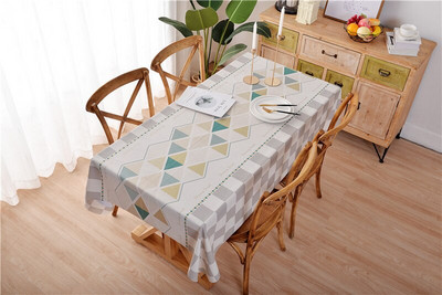 PVC roztomilý dekoratívny obrus s potlačou, hrubý, nepremokavý, olejotesný, obdĺžnikový, ľahko čistiteľný, svadobný obrus na jedálenský stôl