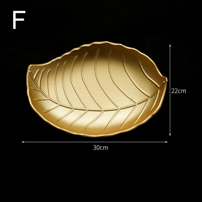 Frunze de ananas auriu Tava decorativa ovala din lemn Tava cu fructe Alimente in stil nordic Tava pentru tacamuri Organizator pentru articole de bucatarie