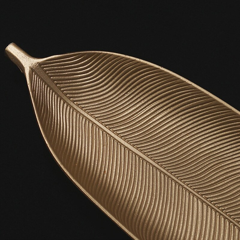 Frunze de ananas auriu Tava decorativa ovala din lemn Tava cu fructe Alimente in stil nordic Tava pentru tacamuri Organizator pentru articole de bucatarie