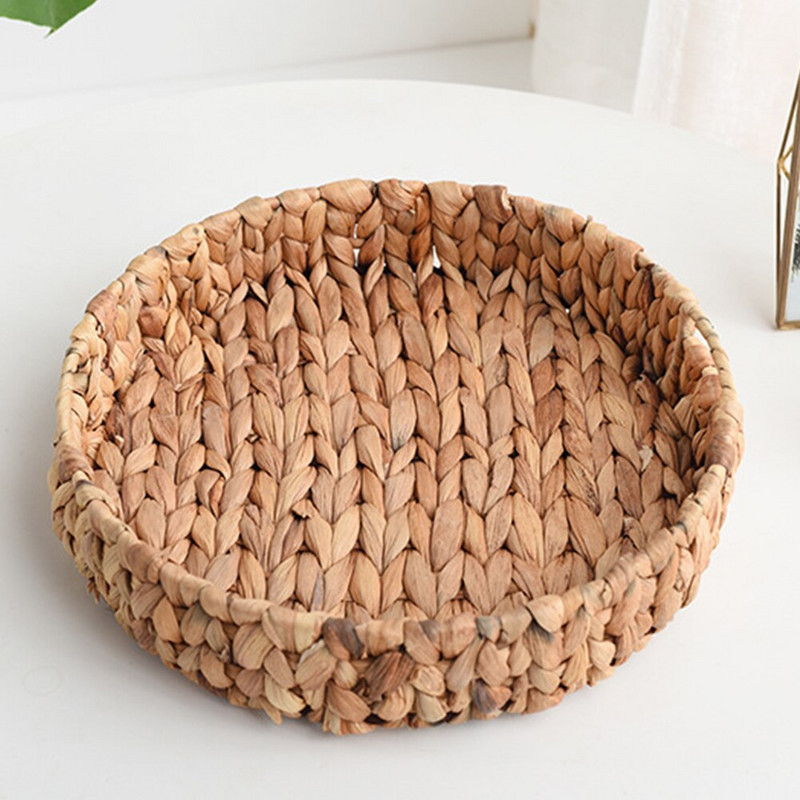 Hotelski dom Okrugli oblik Izdržljivo povrće Izdržljivo zanatstvo Spavaća soba Posuda s voćem Dnevni boravak Držač za pohranu šminke Pletena trava