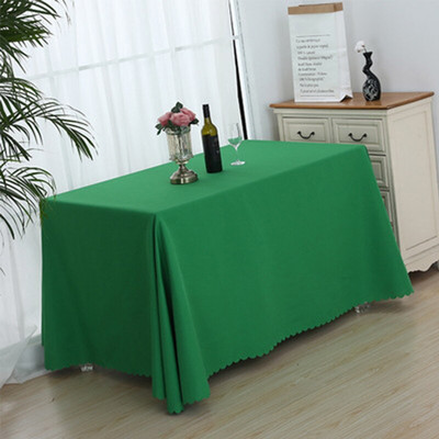 Vienspalvė poliesterio staltiesė Stačiakampė staltiesė viešbučio susitikimų biuro veiklai Parodos priėmimo staltiesė