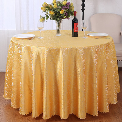 Kerekasztal terítő Születésnapi terítők étkezőasztalhoz Jacquard asztalterítő Esküvői asztaldísz kültéri terítő