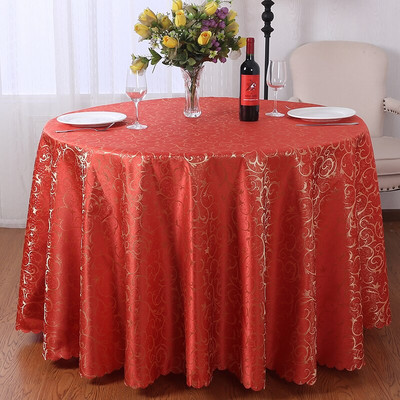 Kerekasztal terítő Születésnapi terítők étkezőasztalhoz Jacquard asztalterítő Esküvői asztaldísz kültéri terítő