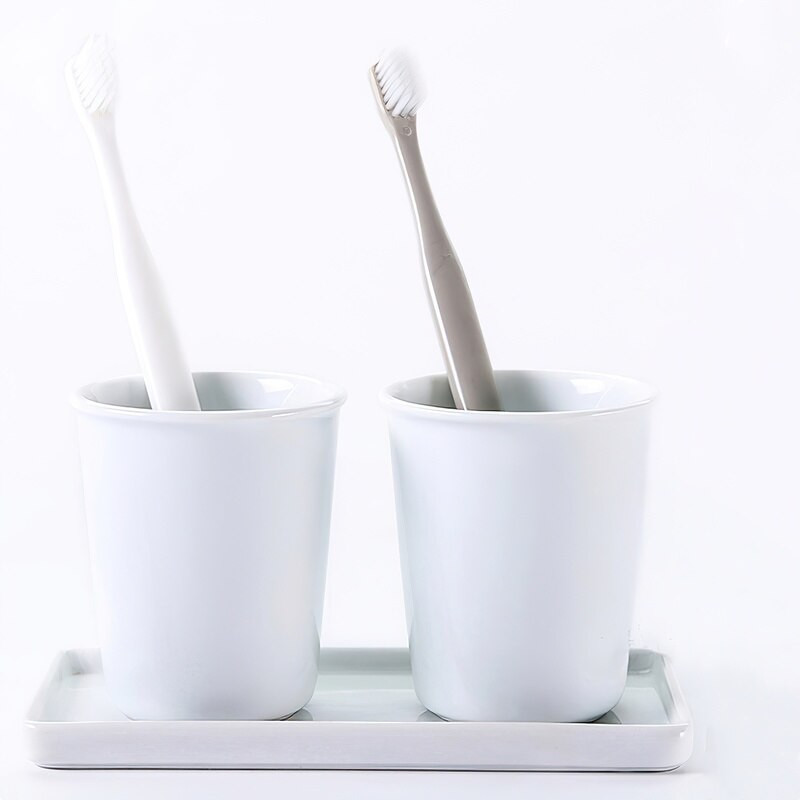 Obdĺžnikový keramický podnos v japonskom štýle, biely porcelánový obdĺžnikový tanier, podnos na ústnu vodu, úložný podnos do kúpeľne a obývačky