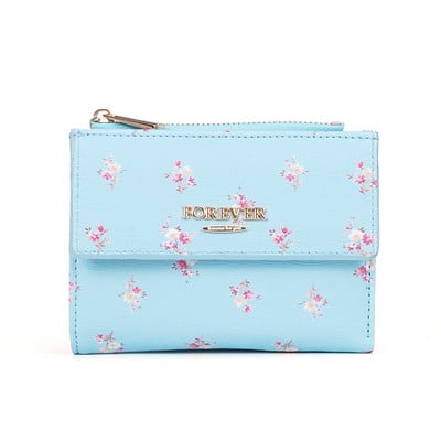 Kis női pénztárca virágmintával