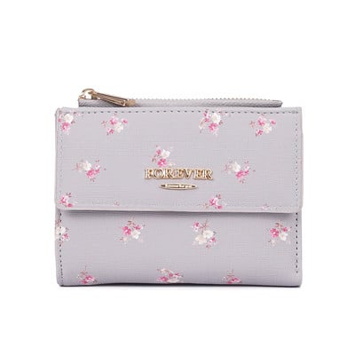 Kis női pénztárca virágmintával