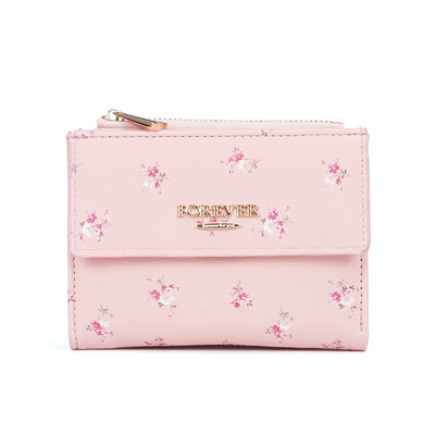 Kis női pénztárca virágmintával