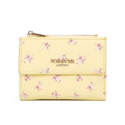 Kis női pénztárca virágmintával