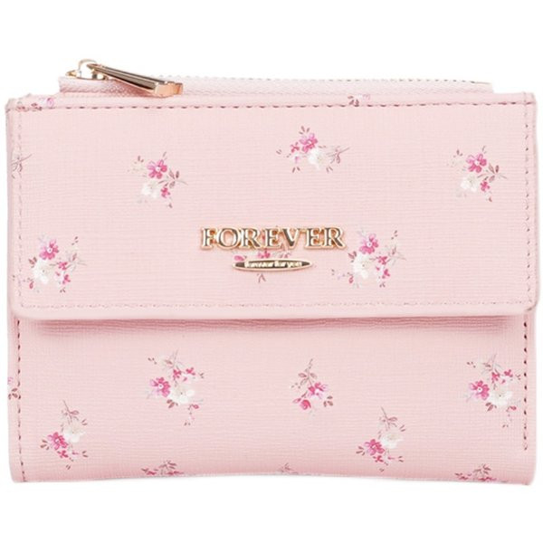 Kis női pénztárca virágmintával