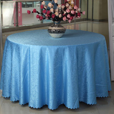 Obrusy na svadobný stôl, okrúhly vzor s potlačou morning glory, nepremokavý obrus z polyesterového žakárového materiálu, elegantné obrusy na jedálenský stôl