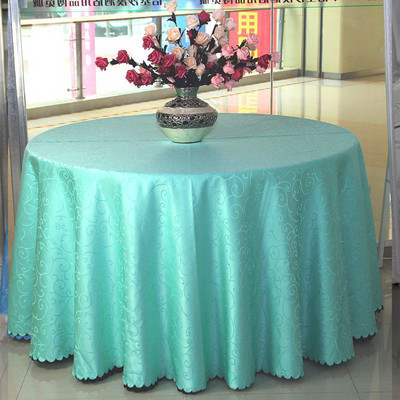 Obrusy na svadobný stôl, okrúhly vzor s potlačou morning glory, nepremokavý obrus z polyesterového žakárového materiálu, elegantné obrusy na jedálenský stôl