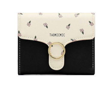 Portofel de dama cu inscriptie si aplicatie