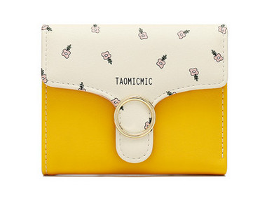 Portofel de dama cu inscriptie si aplicatie