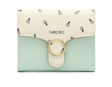 Portofel de dama cu inscriptie si aplicatie