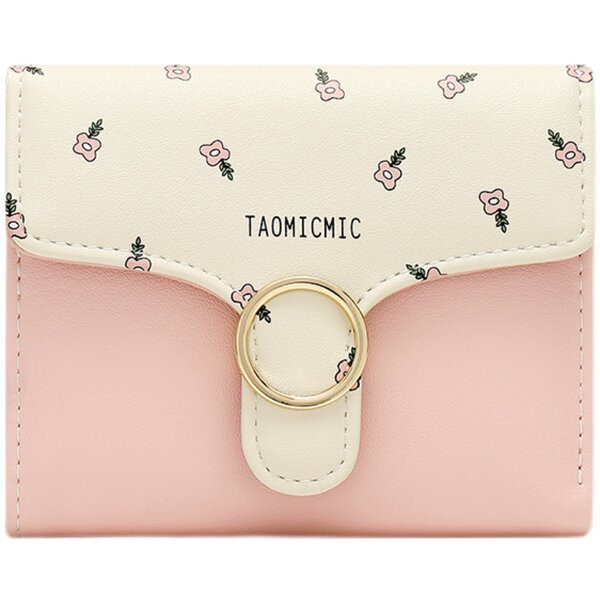 Portofel de dama cu inscriptie si aplicatie