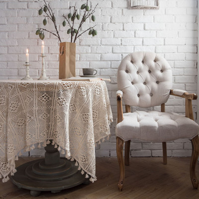 Staltiesė stalui Gothic juodi nėriniai staltiesė stačiakampė nerta mezgimas fortepijoninis rankšluosčio užvalkalas Apvalus staltiesės stalo dekoras