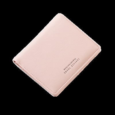 Portofel mic de dama cu inscriptie pentru bani si acte