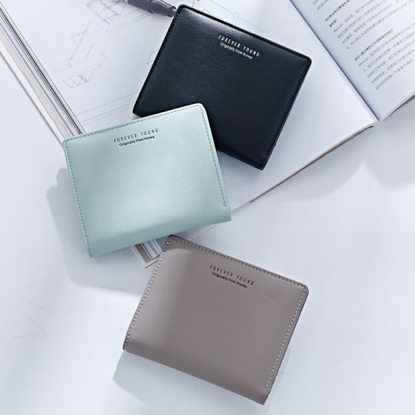 Portofel mic de dama cu inscriptie pentru bani si acte