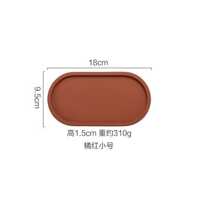 Placă ovală de ciment în stil industrial nordic Tavă cu aromaterapie Tavă pentru bijuterii Vasă de depozitare pentru birou Ornamente decorative Nivel