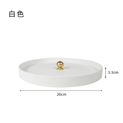 Tava creativa Aromaterapie Cosmetice Tava de depozitare a parfumurilor Decoratiuni de uz casnic Tava de depozitare Tavi rotunde de birou Decorative