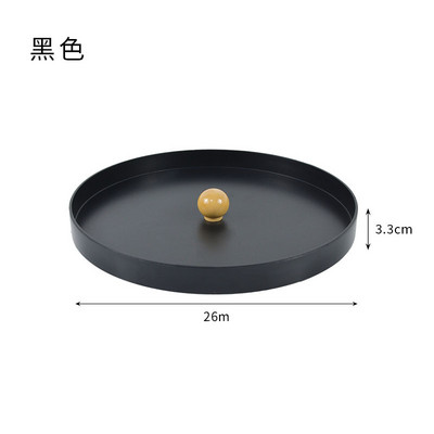 Tava creativa Aromaterapie Cosmetice Tava de depozitare a parfumurilor Decoratiuni de uz casnic Tava de depozitare Tavi rotunde de birou Decorative