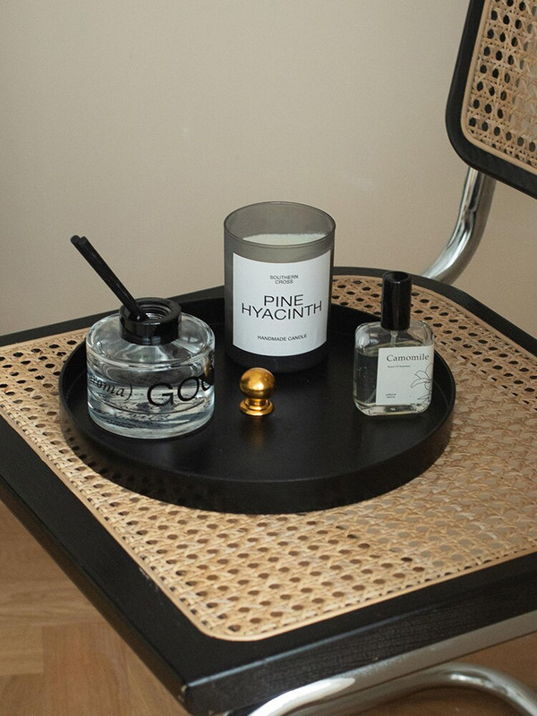 Tava creativa Aromaterapie Cosmetice Tava de depozitare a parfumurilor Decoratiuni de uz casnic Tava de depozitare Tavi rotunde de birou Decorative