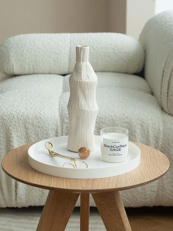 Tava creativa Aromaterapie Cosmetice Tava de depozitare a parfumurilor Decoratiuni de uz casnic Tava de depozitare Tavi rotunde de birou Decorative