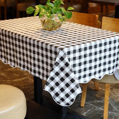 Obrus, obdĺžnikový, vodeodolný a olejoodolný, vinylový + flanelový obrus, jedálenský kuchynský stôl, ochranný poťah, voskované plátno