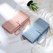 Portofel de dama din piele model nou cu maner