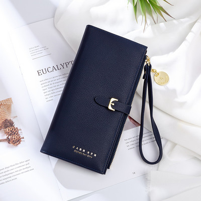 Portofel de dama din piele model nou cu maner