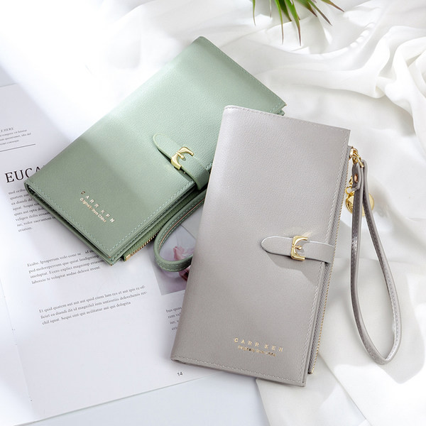 Portofel de dama din piele model nou cu maner