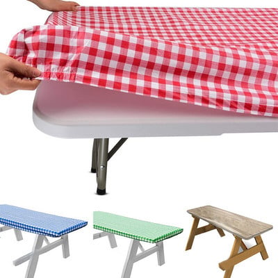1 ks elastický obrus na stôl, obdĺžnikový obrus z PVC, vodeodolný, olejotesný, domáci hotelový jedálenský stôl, ochranný kryt