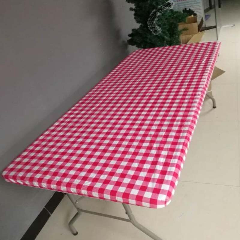 1 ks elastický obrus na stôl, obdĺžnikový obrus z PVC, vodeodolný, olejotesný, domáci hotelový jedálenský stôl, ochranný kryt