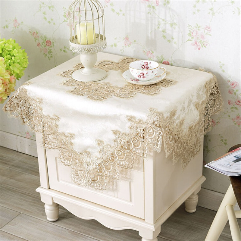 Față de masă europeană jacquard fierbinte Fețe de masă dreptunghiulare clasice pentru evenimente Huse pentru scaune pentru masă din dantelă față de masă pentru masă