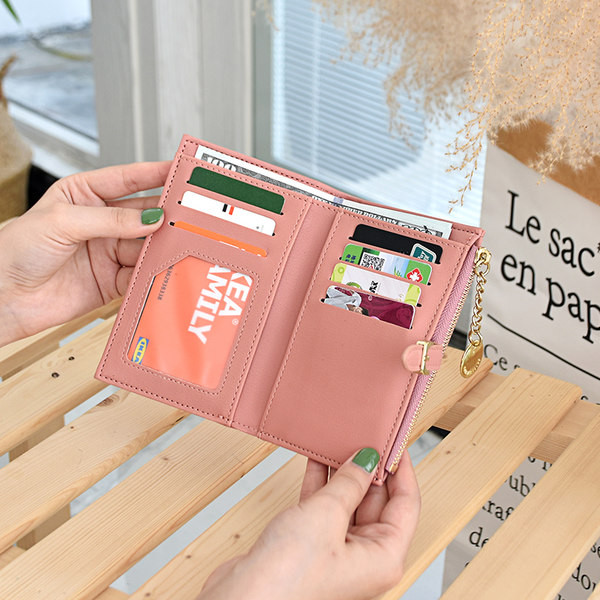 Moteriška piniginė su kišene monetoms